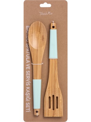 Touch Me Silikon Saplı Ahşap El Aleti Seti 3 Adet