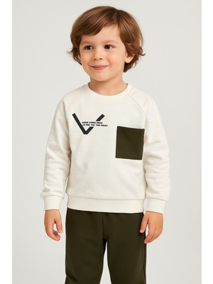 Selvira Baskılı Eşofman Takımı | Unisex Sweatshirt ve Alt Seti