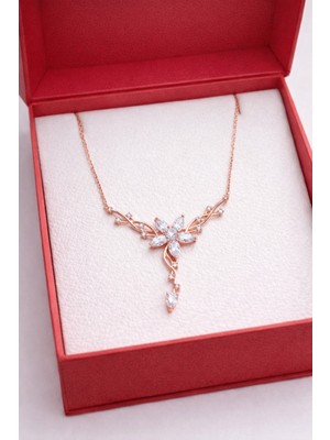 Çekirdek Jewelry 925 Ayar Gümüş Sarmaşık Yıldızlı Kolye