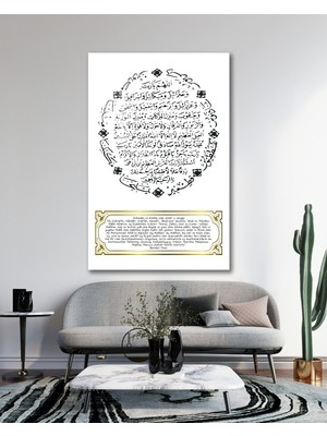 Marsilyan Bereket Duası Cam Tablo
