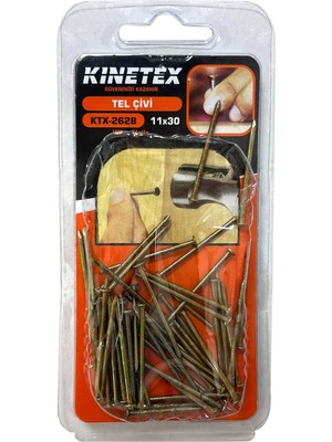 Kinetex Tel Çivi 10 x 30 KTX-2628 20'li 4 Adet