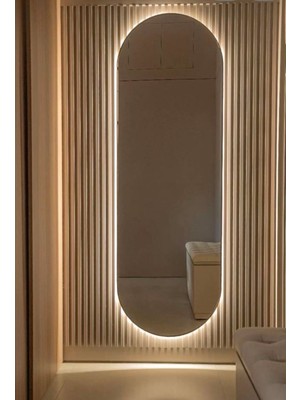 Elysion LED Işıklı Boy Ayna 70/180 (Istenilen LED Renginde Üretimi)