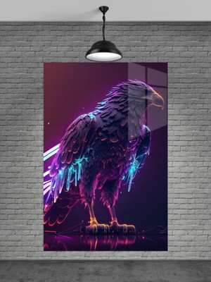 Marsilyan Kartal Cam Tablo Ev Dekorasyon,balkon Dekorasyonu,dekoratif,duvar Tablo,mutfak Tablo,hediyelik
