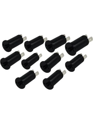 Demir Led Dem Led Ters Dolap Switch Mobilya Kapak Switch (Ters) Siyah (5 Adet)