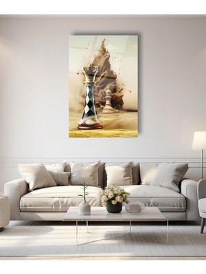 Marsilyan Atatürk Portre Cam Tablo