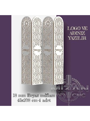 Mizan Mzn Ahşap Paravan, Seperatör, Panel