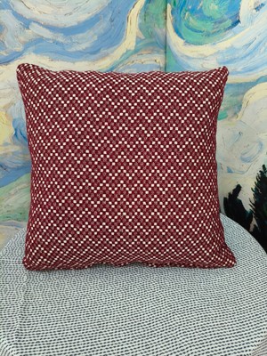 A5 Home Polaroo 45X45 Pamuk-Keten Dekoratif Kırlent Dolgulu 2 Adet