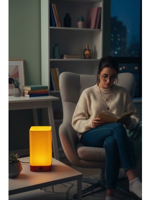 FS Candle & Home Fs Glowé 3D Lamba Serisi - Dekoratif Ultra Hafif, 3D Baskı, USB Şarjlı, LED Işıklı Masa ve Gece Lambası