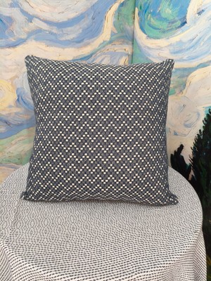 A5 Home Polaroo 45X45 Pamuk-Keten Dekoratif Kırlent Dolgulu 2 Adet