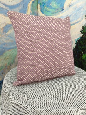 A5 Home Polaroo 45X45 Pamuk-Keten Dekoratif Kırlent Dolgulu 2 Adet