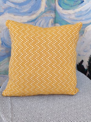 Polaroo 45X45 Pamuk-Keten Dekoratif Kırlent Dolgulu 2 Adet