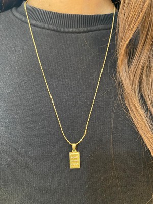 Kültçe Altın Çelik Kolye