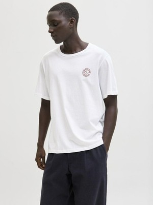 Jack & Jones Jack Jones Allıan Relax Fit Bisiklet Yaka Erkek Tişört 12288107