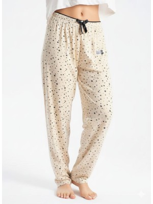 Yıldız Desenli Rahat Pijama Altı