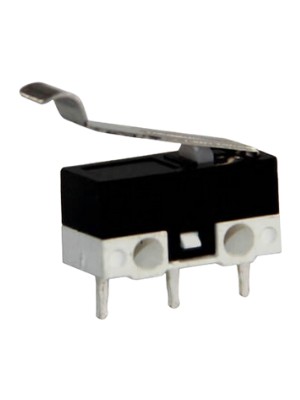 Demir Led Dem Led Micro Switch Mini Siyah-Beyaz Kıvrık Palet (5 Adet)
