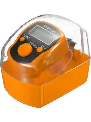 Makeops Kutulu Hediyelik (Mevlid Çeyizlik Hac Umre) Dijital Zikirmatik - Turuncu Renk 1 Adet