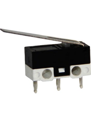 Demir Led Micro Switch Mini Siyah-Beyaz Uzun Palet (5 Adet)