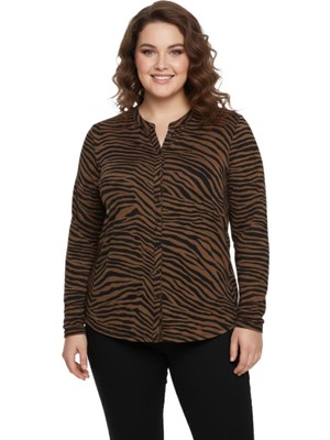 Wearon Kadın Düğmeli Modelli Bluz BGL-ST05131