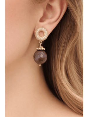 Feyz Tasarım Feyz Akik Küpe