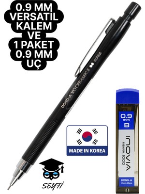 Dong-A 0.9 mm Versatil Kalem ve 1 Paket 0.9 mm Uç