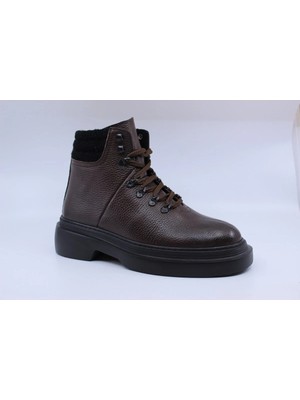 Papuccu 1135 Kahve Erkek Deri Bot