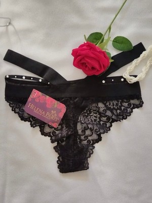 Helena Paris Kadın Sexi Dantel Tanga Külot