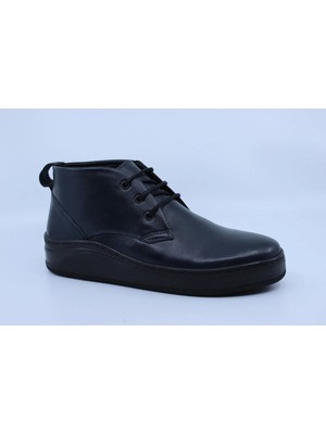 Papuccu 1146 Lacivert Kadın Deri Bot