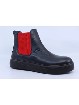 Papuccu 1109 Lacivert Erkek Deri Bot