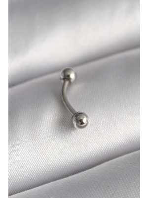 Marsilyan 316L Çelik Gümüş Renk Topçuk Model Piercing
