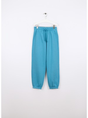 Benetton Lastikli Paça Petrol Kız Çocuk Eşofman Altı 39M2CF05I