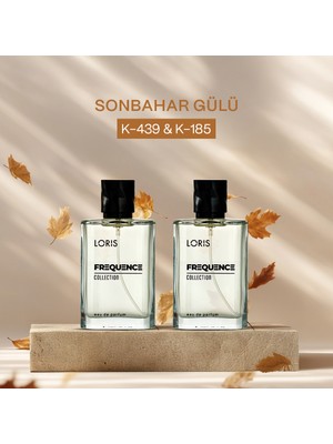 Loris Sonbahar Gülü Kadın Parfüm Seti | K-439 & K-183 Çiçeksi Koku Hediyelik