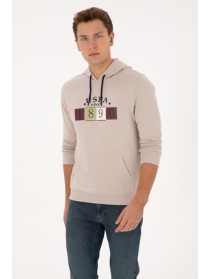 U.s. Polo Assn. Erkek Taş Sweatshirt 50316364-VR049