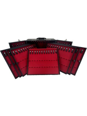 Kuyumcu Tespih Takı Taşıma ve Saklama Çantası 109'LU Siyah