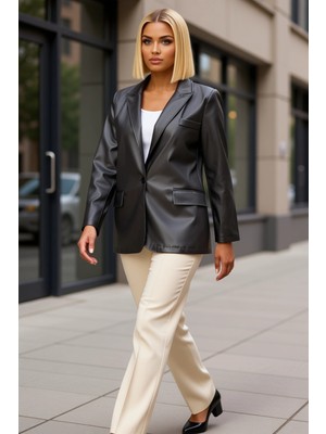 Benerly Kadın Ceket Yaka Standart Kol Regular Kalıp Fonksiyonel Dayanıklı Kaliteli Konforlu Modern