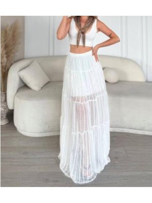 Etek Uzun Güpürlü