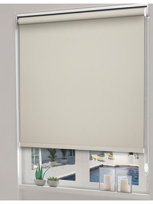 Perdego Allium Serisi Taş Rengi (A Kalite) Blackout Karartma Stor Perde