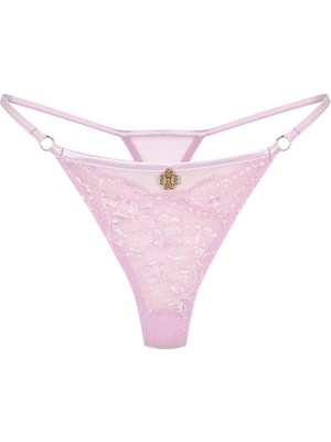 Feu De Elu Pastivelle Şeker Pembesi Dantelli String