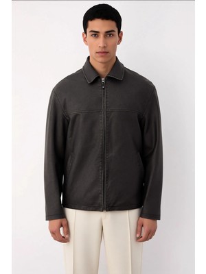 Benerly Erkek Ceket Yaka Uzun Kol Fitted Kalıp Düz Desen %100 Poliüretan Fonksiyonel Dayanıklı Şık