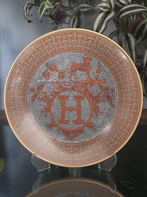 Fermato 6 Kişilik Porselen Servis Tabağı Seti Honey Turuncu Serisi