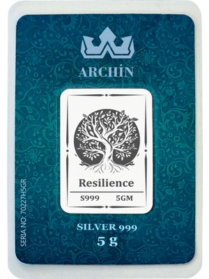 Archin Asaleti ve Doğallığı Hissettiren Ağaç Temalı Hediyeye Özel 5 Gram 999 Ayar Gümüş Külçesi-694