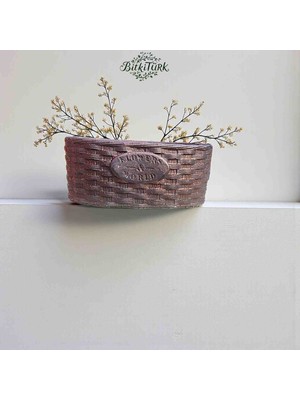 Özel Örgü Tasarım Beton Saksı 23CM×10CM|BITKITÜRK Özel Tasarım