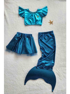 Tusi Kids Deniz Kızı Kostüm