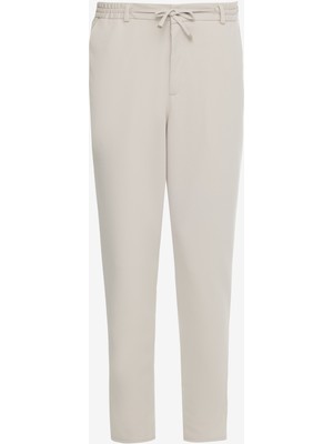Altınyıldız Classics Erkek Taş Slim Fit Dar Kesim Beli Bağlamalı Yan Cepli Casual Jogger Pantolon