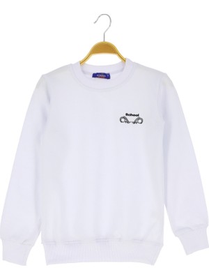 Crassi Erkek Çocuk Sweatshirt Okulluk Kışlık 2 Iplik Şardonlu