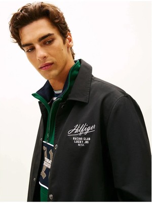 Tommy Hilfiger Erkek Racıng Coach Jacket Mont MW0MW41871BDS