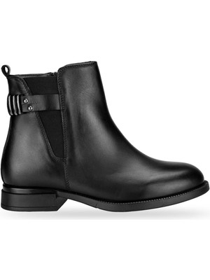 Forelli Venıs-G Kadın Deri Bot Siyah