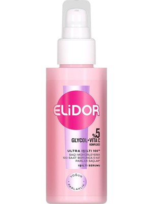 Elidor Ultra Işıltı 100 Işıltı Serumu 90 ml 3 Adet