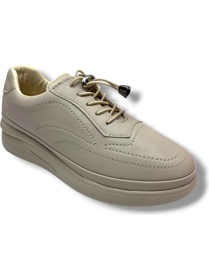 Cakgo C-Shoes 3428-26 Cilt Deri Anatomik Bağcıklı Kadın Comfort Ayakkabı 38-40
