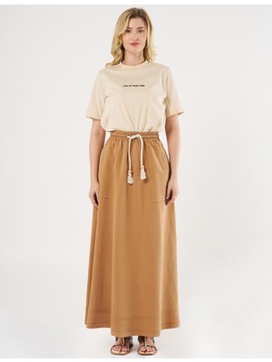 Kayra  Torba Cepli Yüksek Bel Etek 72003