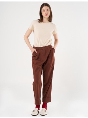 Kayra Duble Paça Havuç Kesim Pantolon 19008